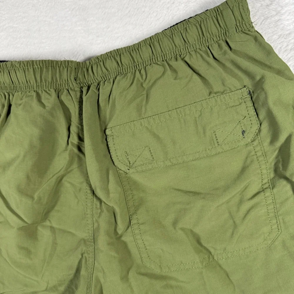 L.L.‎ Bean Supplex Nylon Swim Trunks Mens Small Olive Green Mesh Lined